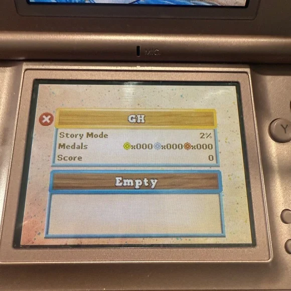 Nintendo DS Lite Rose Gold Handheld Gaming Console Game, Charger, Case, Stylus - Picture 4 of 13